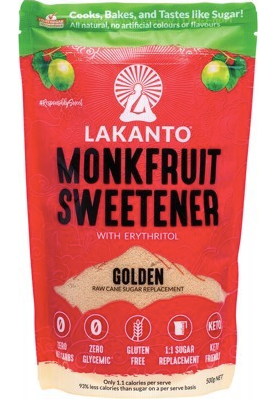 Lakanto Monkfruit Sweetener Golden with Erythritol 500g