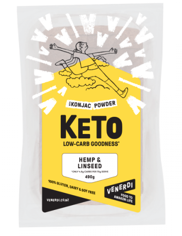 Venerdi Keto Bread Hemp and Linseed 490g SYD ONLY