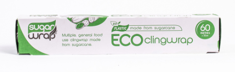 Sugarwrap Eco Cling Wrap from Sugarcane 60m x 30cm