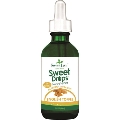 Sweet Leaf Liquid Stevia Drops English Toffee 60ml