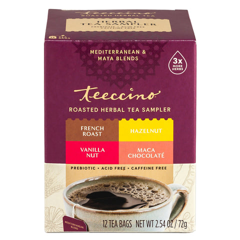 Teeccino Herbal Tea Sampler x 12 bags