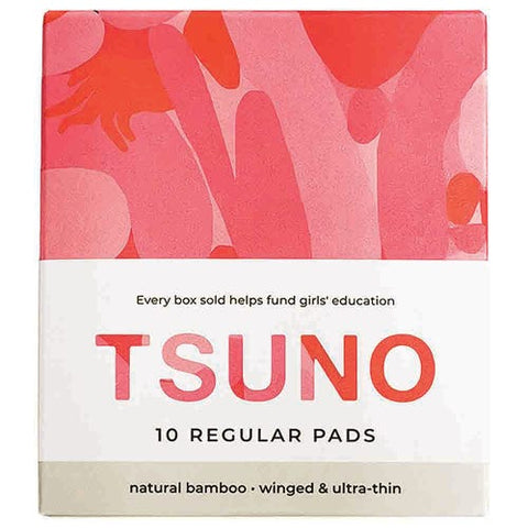 Tsuno Natural Bamboo Pads Regular (Winged & Ultra-Thin) 10pk