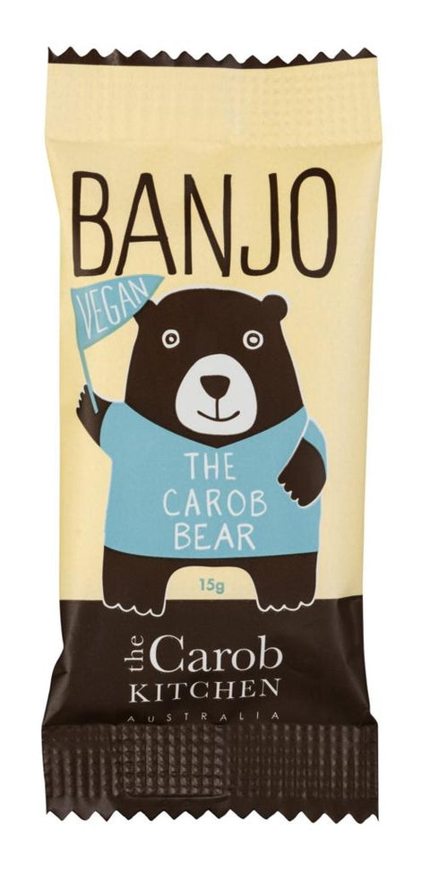 The Carob Kitchen Banjo Vegan Bear 50x15g  CLEARANCE