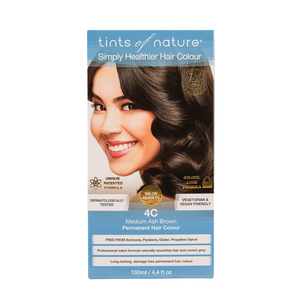 Tints of Nature Medium Ash Brown 4C 130ml