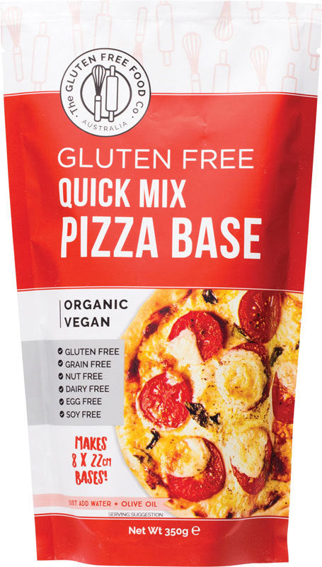 THE GLUTEN FREE FOOD CO. Quick Pizza Base Mix - 350g