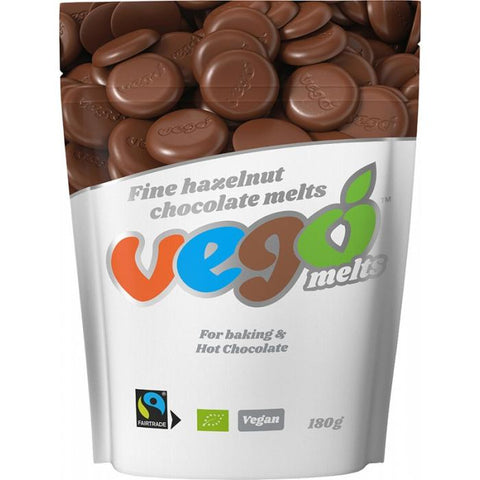 Vego Chocolate Melts Fine Hazelnut 180g