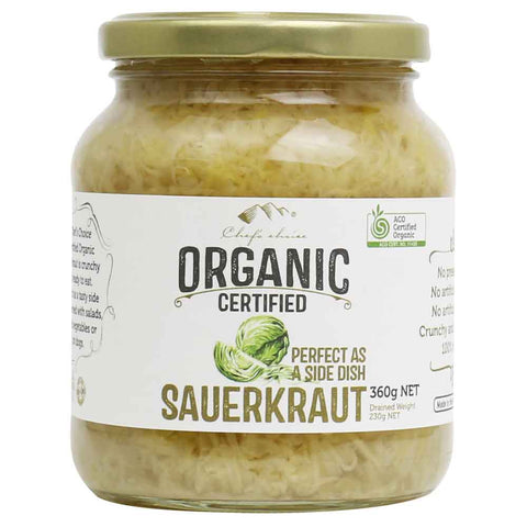 Chef’s Choice Certified Organic Sauerkraut 360g