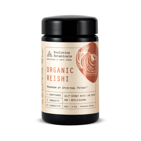 Evolution Botanicals Reishi Extract - Organic 16:1 Spiritual Potency 100g