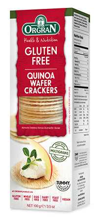 Orgran Gluten Free Crackers Quinoa Wafer 100g x 10 packs