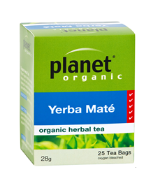 Planet Organic Yerba Mate 25 Tea Bags/28g