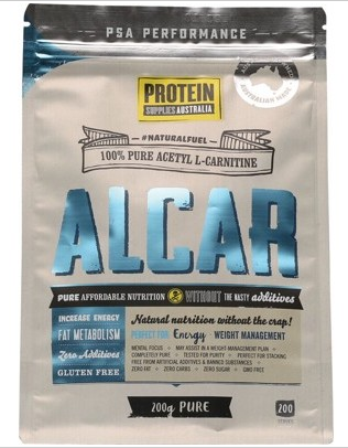 Protein Supplies Australia Acetyl L-Carnitine 100% Pure Powder 200g