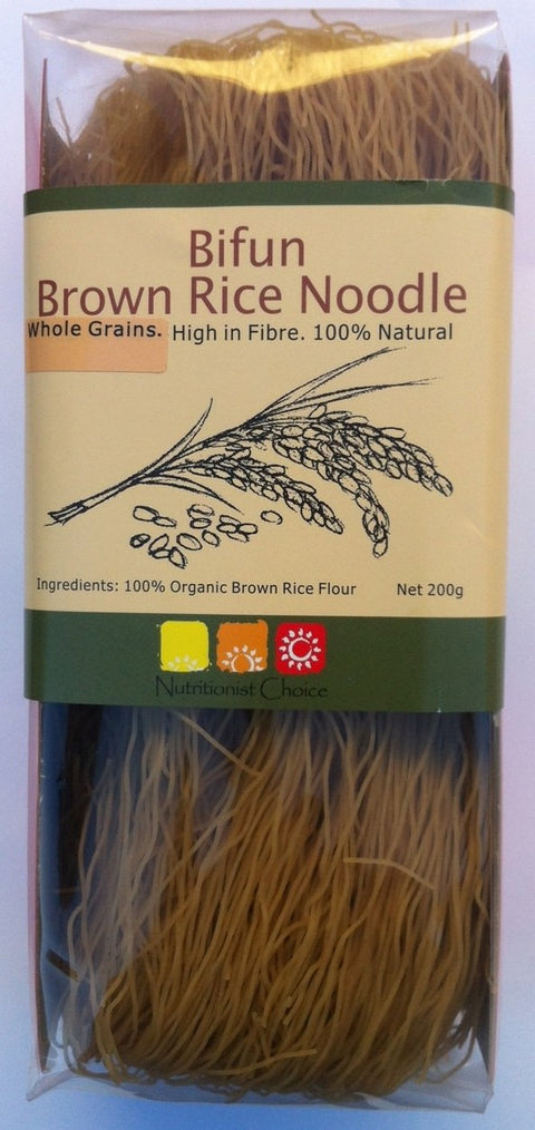 Nutritionist Choice Organic Bifun Brown Rice Noodles 200g
