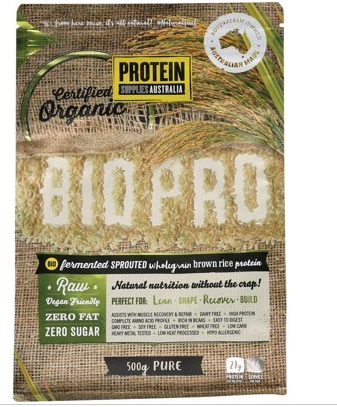 Protein Supplies Australia Bio Pro Sprouted Rice Protein Powder 500g