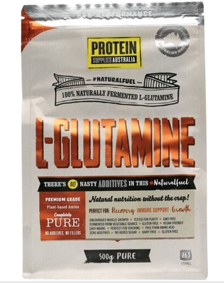 Protein Supplies Australia L-Glutamine 100% Pure Powder 500g