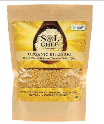 Sol Ghee Organic Kitchari Moong Dhal & Basmati Rice Mix 400g