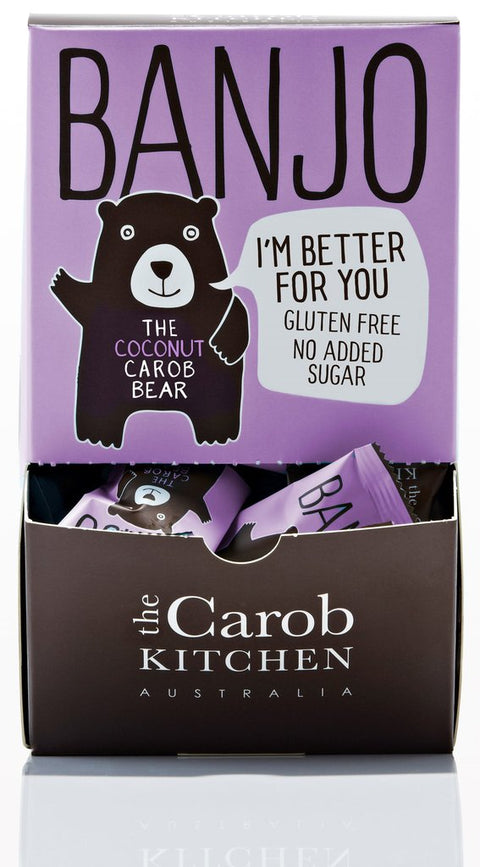 The Carob Kitchen Banjo Carob Coconut Bear 50x15g