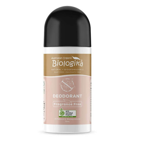 Biologika Roll-on Deodorant Fragrance Free 70ml