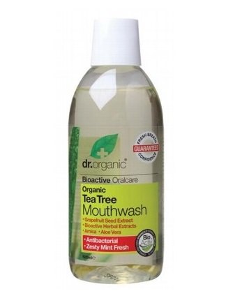 Dr Organic Tea Tree Mouthwash 500ml