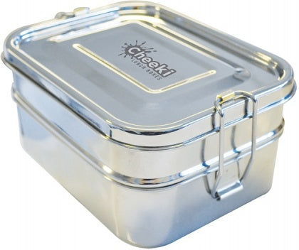 Cheeki Stainless Steel Lunch Box Double Stack 1.2L