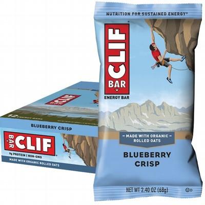 Clif Bar Blueberry Crisp Energy Bars - 12 x 68g