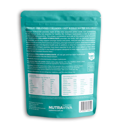 NutraViva NesProteins Beef Collagen (Collagen Hydrolysate) 450g