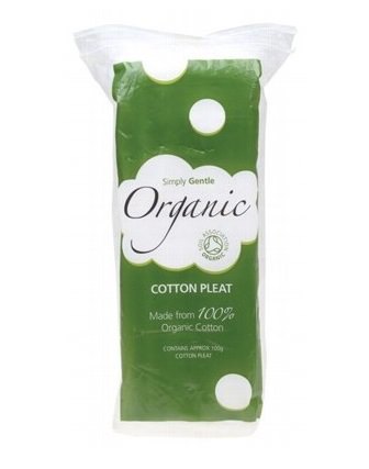Simply Gentle Organic Cotton Pleat 100g