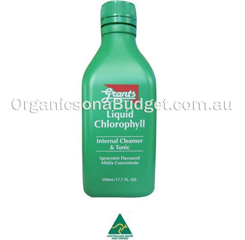 Grants Liquid Chlorophyll (Internal Cleanser & Tonic) 500ml