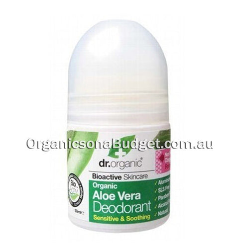 Dr Organic Aloe Vera Roll-on Deodorant 50ml