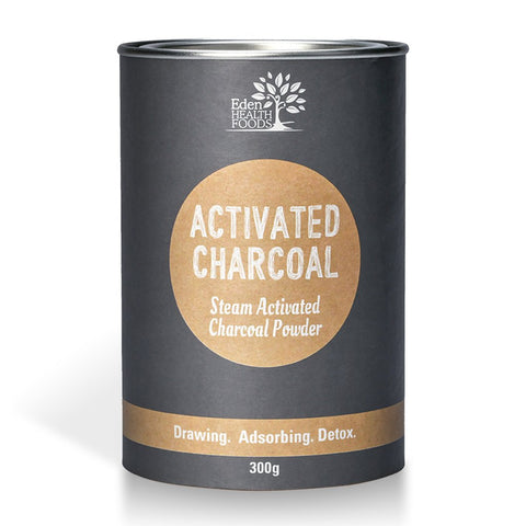 Eden HealthFoods Activated Charcoal Steam Activated Charcoal Powder 300g