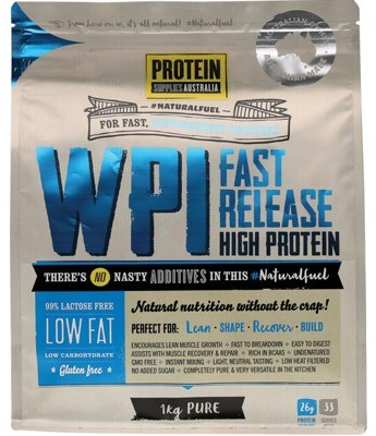 Protein Supplies Australia Whey Protein Isolate 1kg