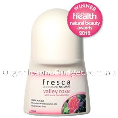 Fresca Natural Valley Rose Deodorant Roll-On 50ml