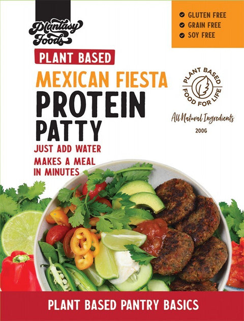 THE GLUTEN FREE FOOD CO. Protein Patty Mix - Mexican Fiesta 200g