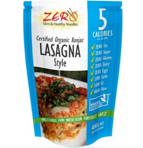 Zero Slim & Healthy Certified Organic Konjac - Lasagna Style 400g