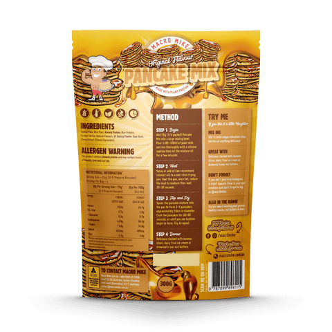 Macro Mike Almond Protein Pancake Baking Mix 300g