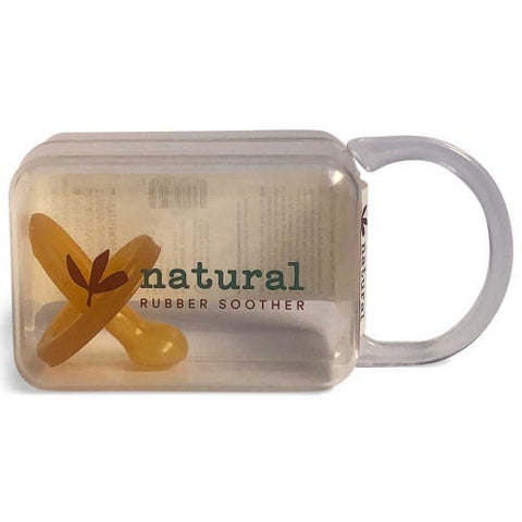 Natural Rubber Soother Ortho Large (6+ Months) - Single With Case
