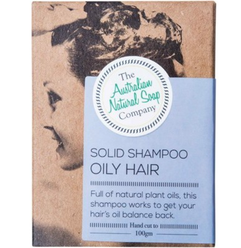 The Australian Natural Soap Co. Solid Shampoo Bar - Oily Hair 100g