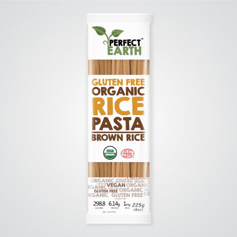 Perfect Earth Organic Rice Pasta - Brown 225g x6