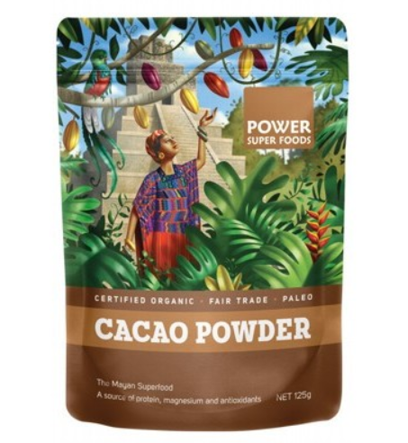 Power Super Foods Organic Cacao Powder 125g