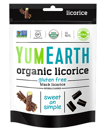 Yum Earth Organic Licorice Black 142g x 6
