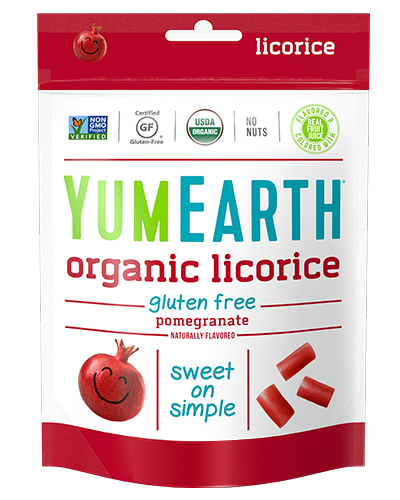 Yum Earth Organic Licorice Pomegranate 142g