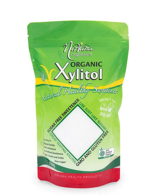 Nirvana Organics Xylitol Certified Organic Pouch 750g