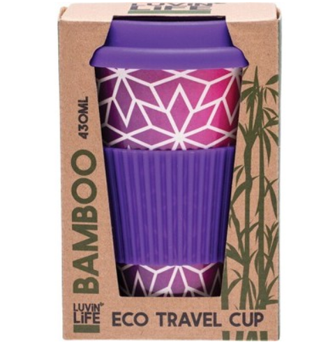 Luvin Life Bamboo Travel Cup 430ml - Stars Design