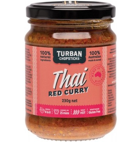 Turban Chopsticks Curry Paste - Thai Red Curry 230g